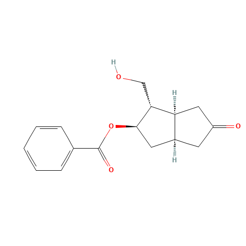 [(1S,2R,3aR,6aS)-1-(hydroxymethyl)-5-oxo-2,3,3a,4,6,6a-hexahydro-1H-pentalen-2-yl] benzoate (CAS: 74842-93-6) - Related Chemical Product