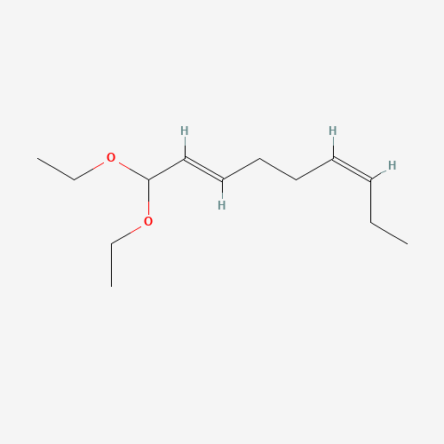 (2E,6Z)-1,1-diethoxynona-2,6-diene (CAS: 67674-36-6) - Chemical Structure and Molecular Formula 