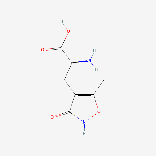 (2S)-2-amino-3-(5-methyl-3-oxo-1,2-oxazol-4-yl)propanoic acid (CAS: 83643-88-3) - Related Chemical Product