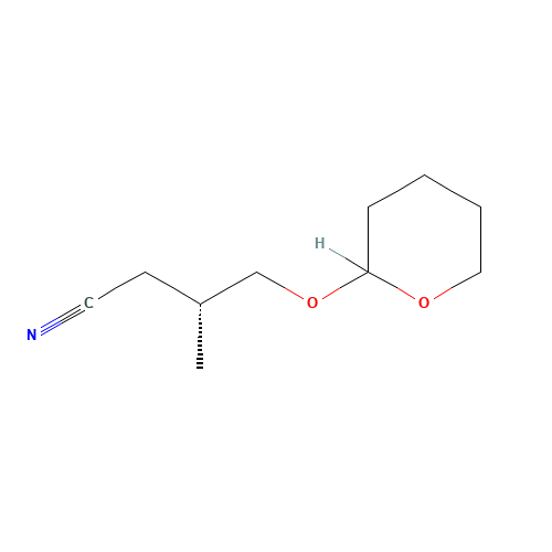 (3R)-3-methyl-4-(oxan-2-yloxy)butanenitrile (CAS: 110171-23-8) - Related Chemical Product