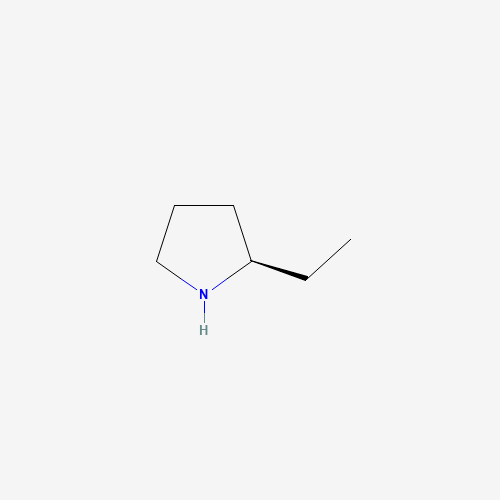 (2R)-2-ethylpyrrolidine (CAS: 123168-37-6) - Chemical Structure and Molecular Formula 