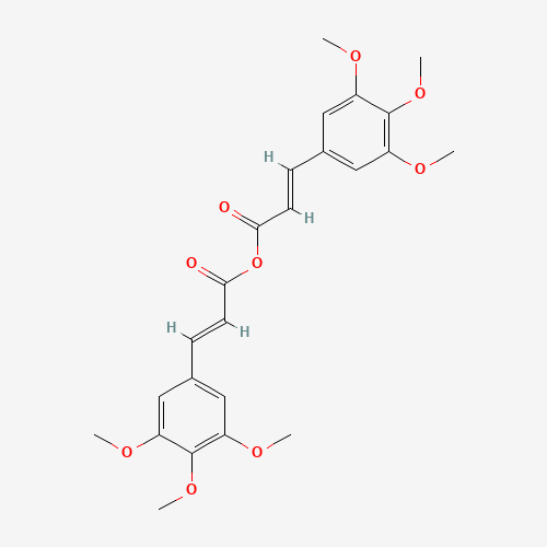 [(E)-3-(3,4,5-trimethoxyphenyl)prop-2-enoyl] (E)-3-(3,4,5-trimethoxyphenyl)prop-2-enoate (CAS: 71989-97-4) - Related Chemical Product