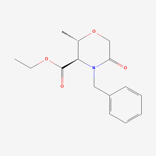 ethyl (2S,3R)-4-benzyl-2-methyl-5-oxomorpholine-3-carboxylate (CAS: 1268474-70-9) - Related Chemical Product