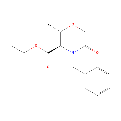 ethyl (2S,3R)-4-benzyl-2-methyl-5-oxomorpholine-3-carboxylate (CAS: 1268474-70-9) - Related Chemical Product