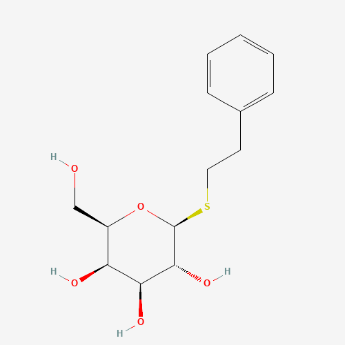 (2R,3R,4S,5R,6S)-2-(hydroxymethyl)-6-(2-phenylethylsulfanyl)oxane-3,4,5-triol (CAS: 63407-54-5) - Related Chemical Product