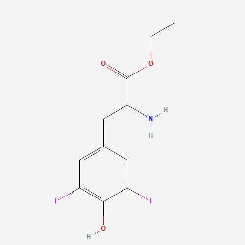 ethyl (2S)-2-amino-3-(4-hydroxy-3,5-diiodophenyl)propanoate (CAS: 35591-33-4) - Related Chemical Product