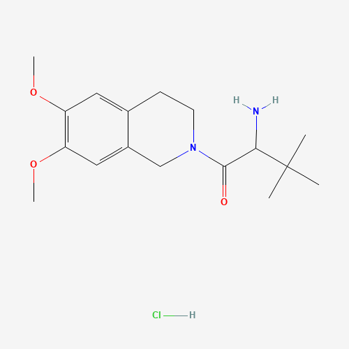(2S)-2-amino-1-(6,7-dimethoxy-3,4-dihydro-1H-isoquinolin-2-yl)-3,3-dimethylbutan-1-one;hydrochloride (CAS: 372524-02-2) - Related Chemical Product