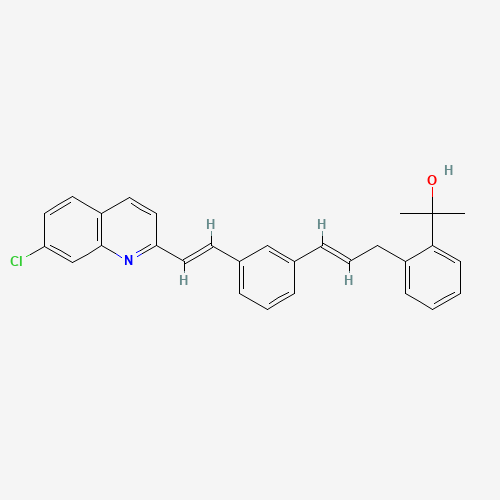 2-[2-[(E)-3-[3-[(E)-2-(7-chloroquinolin-2-yl)ethenyl]phenyl]prop-2-enyl]phenyl]propan-2-ol (CAS: 168214-68-4) - Related Chemical Product
