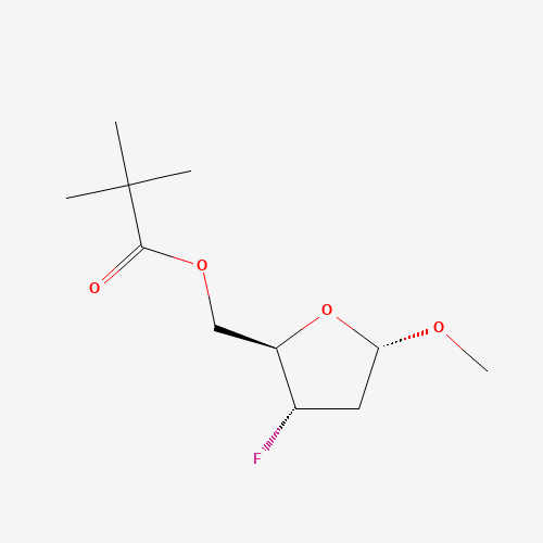 [(2R,3S,5S)-3-fluoro-5-methoxyoxolan-2-yl]methyl 2,2-dimethylpropanoate (CAS: 138168-22-6) - Related Chemical Product