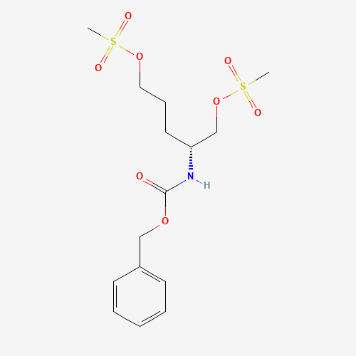 [(4R)-5-methylsulfonyloxy-4-(phenylmethoxycarbonylamino)pentyl] methanesulfonate (CAS: 478646-29-6) - Related Chemical Product