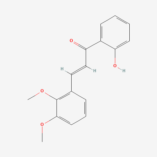 (E)-3-(2,3-dimethoxyphenyl)-1-(2-hydroxyphenyl)prop-2-en-1-one (CAS: 42220-80-4) - Related Chemical Product