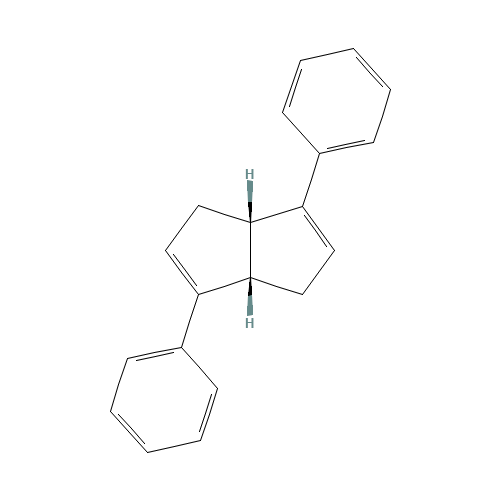 (3aS,6aS)-3,6-diphenyl-1,3a,4,6a-tetrahydropentalene (CAS: 940280-80-8) - Chemical Structure and Molecular Formula 