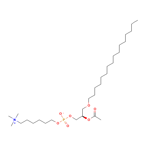 [(2R)-2-acetyloxy-3-hexadecoxypropyl] 6-(trimethylazaniumyl)hexyl phosphate (CAS: 137566-83-7) - Related Chemical Product
