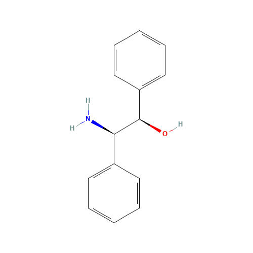 (1R,2R)-2-amino-1,2-diphenylethanol (CAS: 88082-66-0) - Chemical Structure and Molecular Formula 