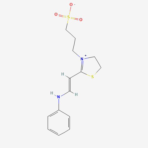 3-[2-[(E)-2-anilinoethenyl]-4,5-dihydro-1,3-thiazol-3-ium-3-yl]propane-1-sulfonate (CAS: 42825-73-0) - Related Chemical Product