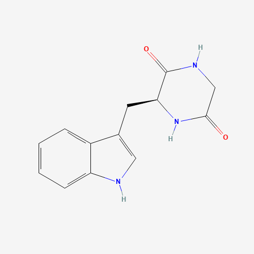 (3S)-3-(1H-indol-3-ylmethyl)piperazine-2,5-dione (CAS: 7451-73-2) - Related Chemical Product