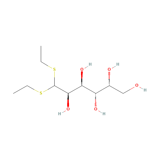 (2R,3S,4S,5R)-6,6-bis(ethylsulfanyl)hexane-1,2,3,4,5-pentol (CAS: 5463-33-2) - Related Chemical Product