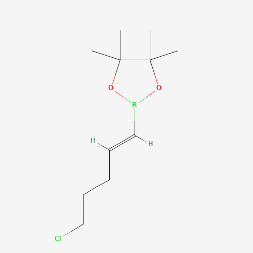 2-[(E)-5-chloropent-1-enyl]-4,4,5,5-tetramethyl-1,3,2-dioxaborolane (CAS: 126688-98-0) - Related Chemical Product