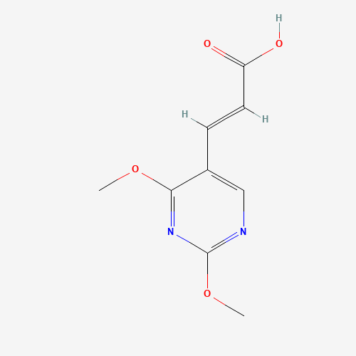 (E)-3-(2,4-dimethoxypyrimidin-5-yl)prop-2-enoic acid (CAS: 119923-27-2) - Related Chemical Product