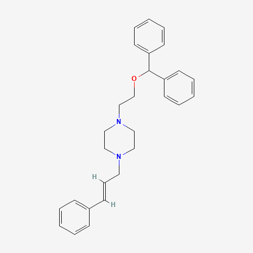 1-(2-benzhydryloxyethyl)-4-[(E)-3-phenylprop-2-enyl]piperazine (CAS: 67469-57-2) - Related Chemical Product