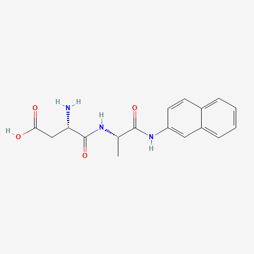 (3S)-3-amino-4-[[(2S)-1-(naphthalen-2-ylamino)-1-oxopropan-2-yl]amino]-4-oxobutanoic acid (CAS: 99524-11-5) - Related Chemical Product