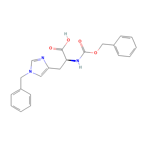 (2S)-3-(1-benzylimidazol-4-yl)-2-(phenylmethoxycarbonylamino)propanoic acid (CAS: 21929-66-8) - Related Chemical Product
