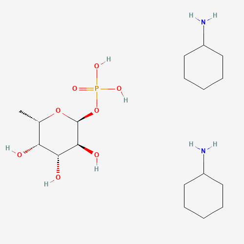 cyclohexanamine;[(2S,3S,4R,5S,6S)-3,4,5-trihydroxy-6-methyloxan-2-yl] dihydrogen phosphate (CAS: 24333-03-7) - Related Chemical Product
