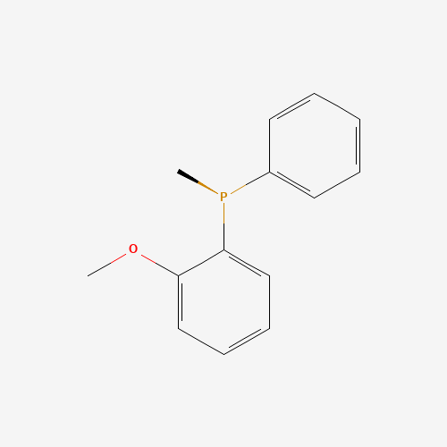(S)-(2-methoxyphenyl)-methyl-phenylphosphane (CAS: 65337-14-6) - Chemical Structure and Molecular Formula 