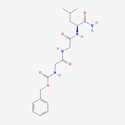 benzyl N-[2-[[2-[[(2S)-1-amino-4-methyl-1-oxopentan-2-yl]amino]-2-oxoethyl]amino]-2-oxoethyl]carbamate (CAS: 28709-62-8) - Related Chemical Product