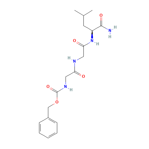 benzyl N-[2-[[2-[[(2S)-1-amino-4-methyl-1-oxopentan-2-yl]amino]-2-oxoethyl]amino]-2-oxoethyl]carbamate (CAS: 28709-62-8) - Related Chemical Product