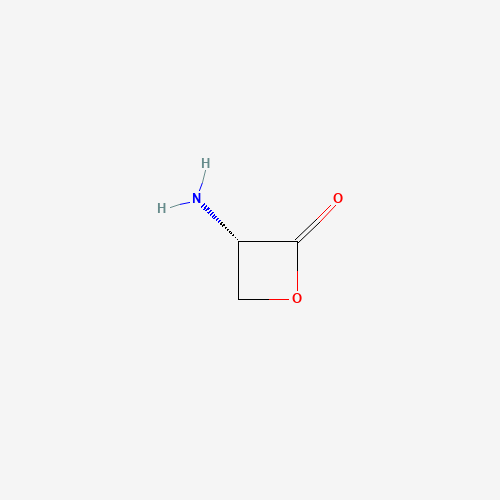 (3S)-3-aminooxetan-2-one (CAS: 112839-93-7) - Chemical Structure and Molecular Formula 