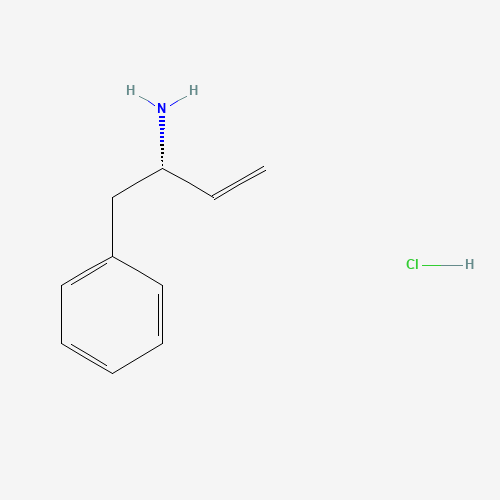 (2S)-1-phenylbut-3-en-2-amine;hydrochloride (CAS: 141448-55-7) - Chemical Structure and Molecular Formula 