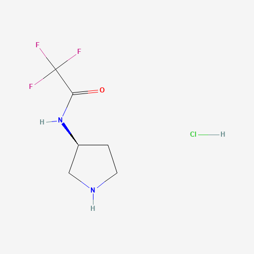 2,2,2-trifluoro-N-[(3S)-pyrrolidin-3-yl]acetamide;hydrochloride (CAS: 132883-43-3) - Related Chemical Product
