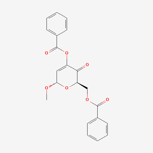 [(2S,6R)-4-benzoyloxy-2-methoxy-5-oxo-2H-pyran-6-yl]methyl benzoate (CAS: 25552-06-1) - Related Chemical Product