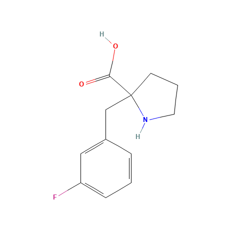 (2S)-2-[(3-fluorophenyl)methyl]pyrrolidine-2-carboxylic acid (CAS: 1048027-99-1) - Related Chemical Product