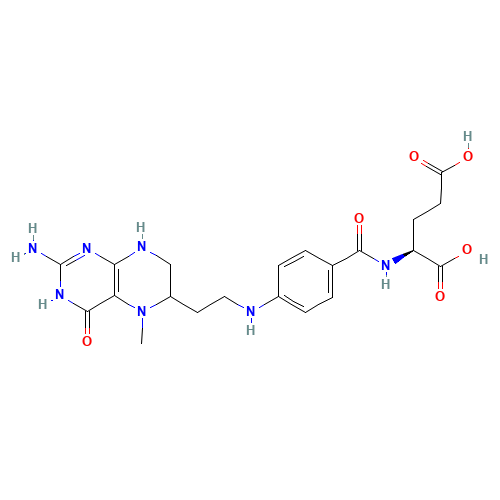 (2S)-2-[[4-[2-(2-amino-5-methyl-4-oxo-1,6,7,8-tetrahydropteridin-6-yl)ethylamino]benzoyl]amino]pentanedioic acid (CAS: 52196-22-2) - Related Chemical Product