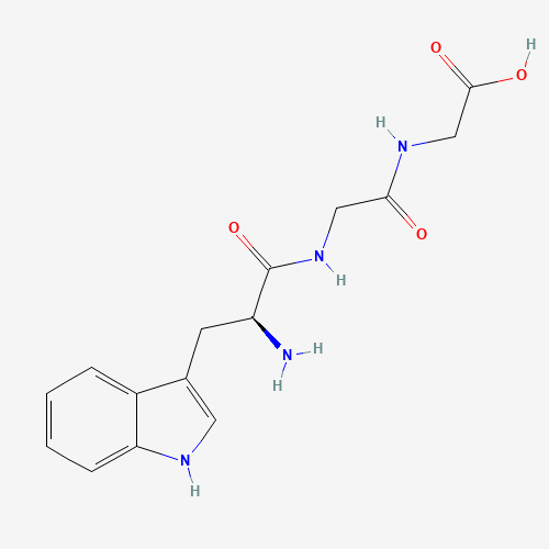 2-[[2-[[(2S)-2-amino-3-(1H-indol-3-yl)propanoyl]amino]acetyl]amino]acetic acid (CAS: 20762-31-6) - Related Chemical Product