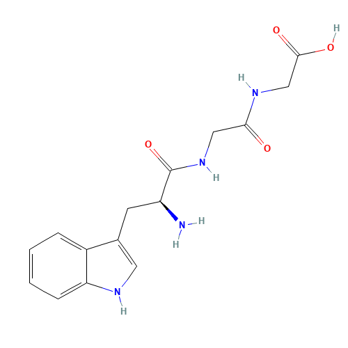 2-[[2-[[(2S)-2-amino-3-(1H-indol-3-yl)propanoyl]amino]acetyl]amino]acetic acid (CAS: 20762-31-6) - Related Chemical Product