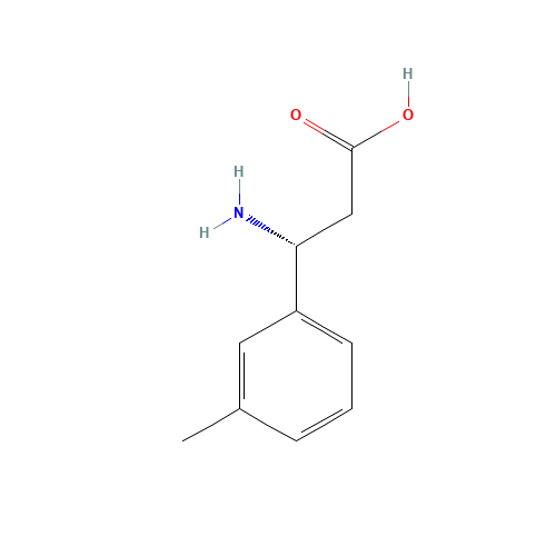 (3R)-3-amino-3-(3-methylphenyl)propanoic acid (CAS: 748128-33-8) - Related Chemical Product