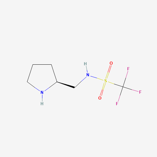 1,1,1-trifluoro-N-[[(2S)-pyrrolidin-2-yl]methyl]methanesulfonamide (CAS: 782495-18-5) - Related Chemical Product