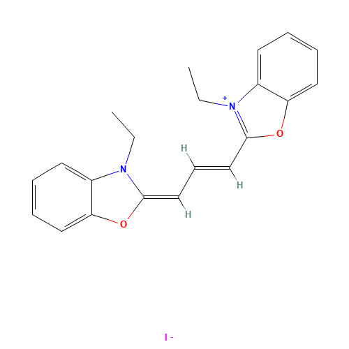 (2Z)-3-ethyl-2-[(E)-3-(3-ethyl-1,3-benzoxazol-3-ium-2-yl)prop-2-enylidene]-1,3-benzoxazole;iodide (CAS: 57441-62-0) - Related Chemical Product