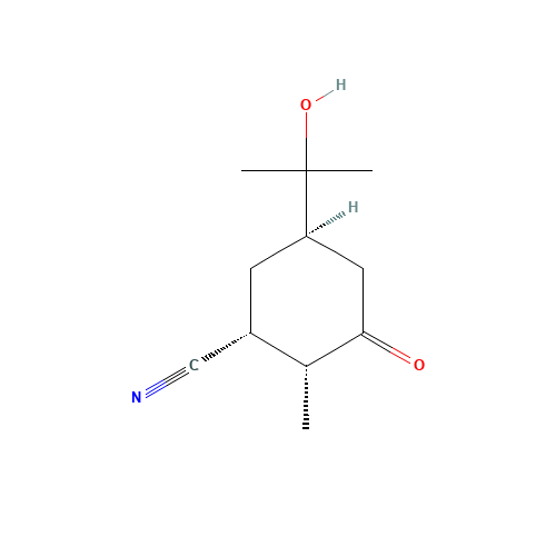 (1R,2R,5R)-5-(2-hydroxypropan-2-yl)-2-methyl-3-oxocyclohexane-1-carbonitrile (CAS: 137588-59-1) - Related Chemical Product