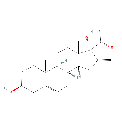 1-[(3S,8R,9S,10R,13S,14S,16S,17R)-3,17-dihydroxy-10,13,16-trimethyl-1,2,3,4,7,8,9,11,12,14,15,16-dodecahydrocyclopenta[a]phenanthren-17-yl]ethanone (CAS: 13900-61-3) - Related Chemical Product