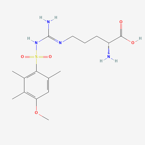 (2R)-2-amino-5-[[amino-[(4-methoxy-2,3,6-trimethylphenyl)sulfonylamino]methylidene]amino]pentanoic acid (CAS: 200114-52-9) - Related Chemical Product