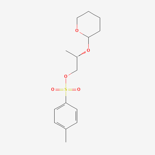 [(2S)-2-(oxan-2-yloxy)propyl] 4-methylbenzenesulfonate (CAS: 42274-61-3) - Chemical Structure and Molecular Formula 
