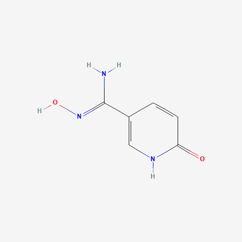 (5Z)-5-[amino-(hydroxyamino)methylidene]pyridin-2-one (CAS: 939999-67-4) - Chemical Structure and Molecular Formula 