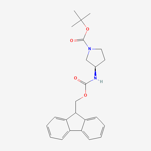 tert-butyl (3R)-3-(9H-fluoren-9-ylmethoxycarbonylamino)pyrrolidine-1-carboxylate (CAS: 352530-40-6) - Related Chemical Product