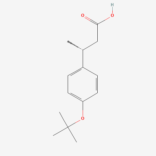 (3R)-3-[4-[(2-methylpropan-2-yl)oxy]phenyl]butanoic acid (CAS: 209679-18-5) - Related Chemical Product