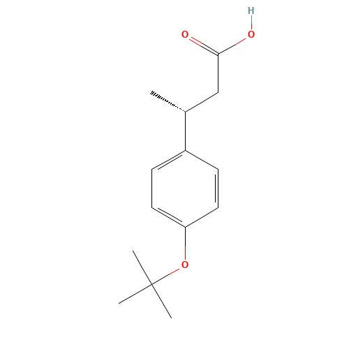 (3R)-3-[4-[(2-methylpropan-2-yl)oxy]phenyl]butanoic acid (CAS: 209679-18-5) - Related Chemical Product