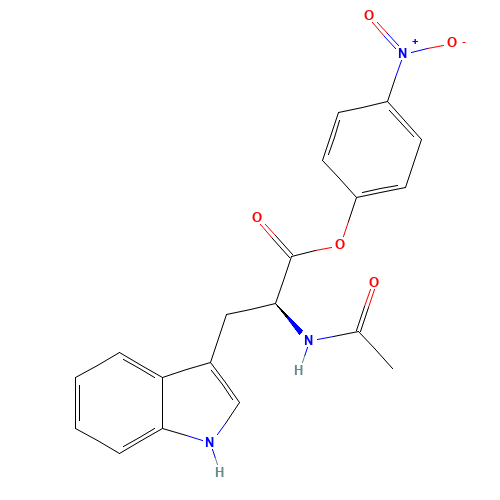 (4-nitrophenyl) (2S)-2-acetamido-3-(1H-indol-3-yl)propanoate (CAS: 14009-92-8) - Related Chemical Product
